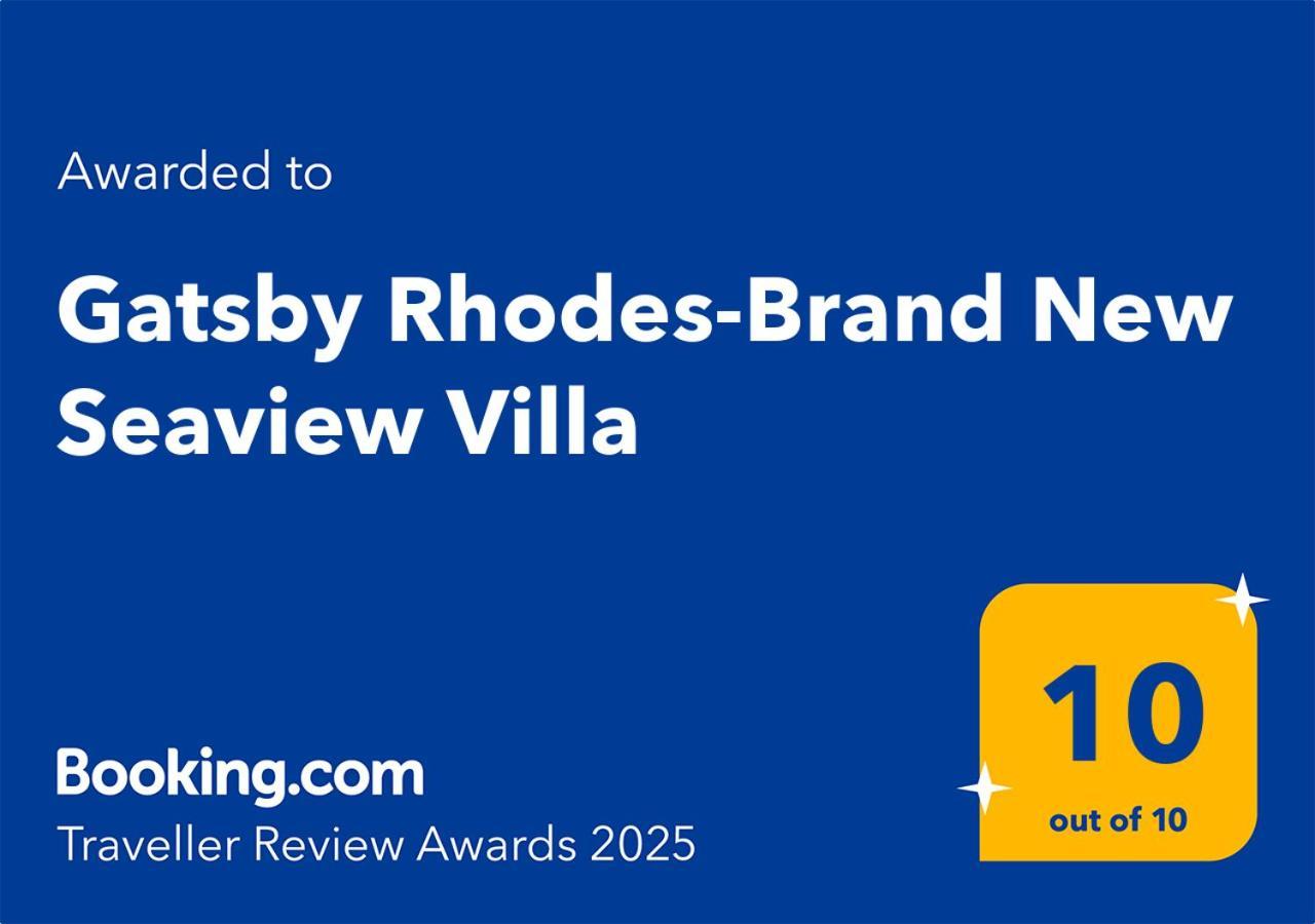 Gatsby Rhodes Brand New Exclusive Villas Asgourou エクステリア 写真